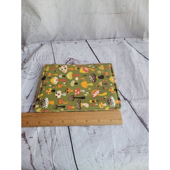 Mushroom Shroom Notebook Book Cover 70s Style Fabric - Picture 4 of 7